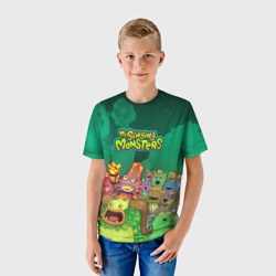 Детская футболка 3D Персонажи Мои поющие монстры - фото 2