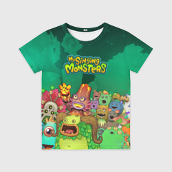 Детская футболка 3D Персонажи Мои поющие монстры