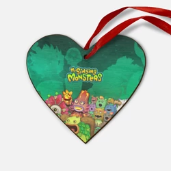 Деревянная игрушка Сердце Персонажи Мои поющие монстры