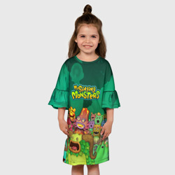 Детское платье 3D Персонажи Мои поющие монстры - фото 2