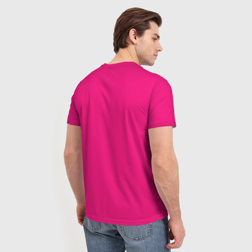 Мужская футболка 3D с принтом Саранхэ йо, вид сзади #2