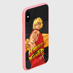 Чехол для iPhone XS Max матовый Кен Мастерс - Street Fighter - фото 2