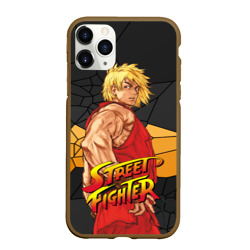Чехол для iPhone 11 Pro Max матовый Кен Мастерс - Street Fighter