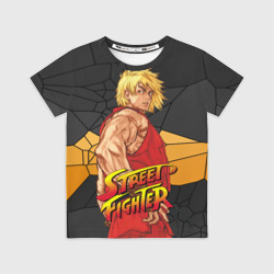 Детская футболка 3D Кен Мастерс - Street Fighter