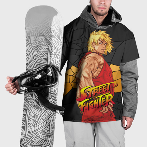 Накидка на куртку 3D Кен Мастерс - Street Fighter, цвет 3D печать