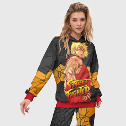 Женский костюм с толстовкой 3D Кен Мастерс - Street Fighter - фото 2