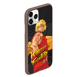 Чехол для iPhone 11 Pro Max матовый Кен Мастерс - Street Fighter - фото 2