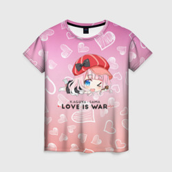 Женская футболка 3D Цубамэ Коясу Kaguya-sama:  Love is War