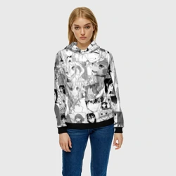 Женская толстовка 3D Horimiya pattern - фото 2