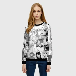 Женский свитшот 3D Horimiya pattern - фото 2