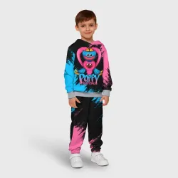 Детский костюм с толстовкой 3D Game Poppy Playtime Haggy Waggy and Kissy Missy - фото 2