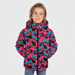 Зимняя куртка для мальчиков 3D Poppy Playtime Haggy Waggy and Kissy Missy паттерн - фото 2