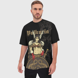 Мужская футболка oversize 3D Валькирия - дева воительница - фото 2