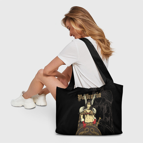 Пляжная сумка 3D Валькирия - дева воительница - фото 6