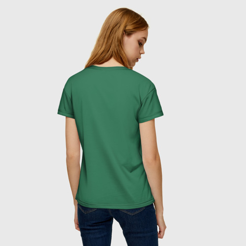 Женская футболка 3D с принтом Носки и сорочка, вид сзади #2
