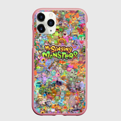 Чехол для iPhone 11 Pro Max матовый My singing monsters персонажи