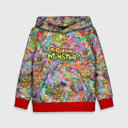 Детская толстовка 3D My singing monsters персонажи