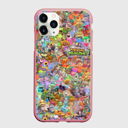 Чехол для iPhone 11 Pro Max матовый My singing monsters Все персонажи
