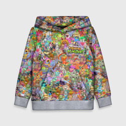 Детская толстовка 3D My singing monsters Все персонажи