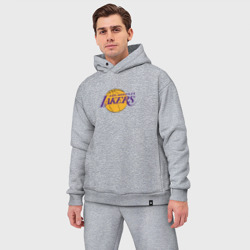 Мужской костюм oversize хлопок Лос-Анджелес Лейкерс NBA - фото 2