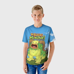 Детская футболка 3D My singing monsters Избалолист Entbrat - фото 2