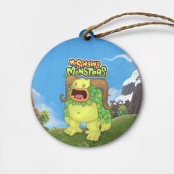 Деревянная игрушка круг My singing monsters Избалолист Entbrat