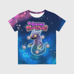 Детская футболка 3D My Singings monsters Вужас Ghazt