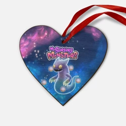 Деревянная игрушка Сердце My Singings monsters Вужас Ghazt
