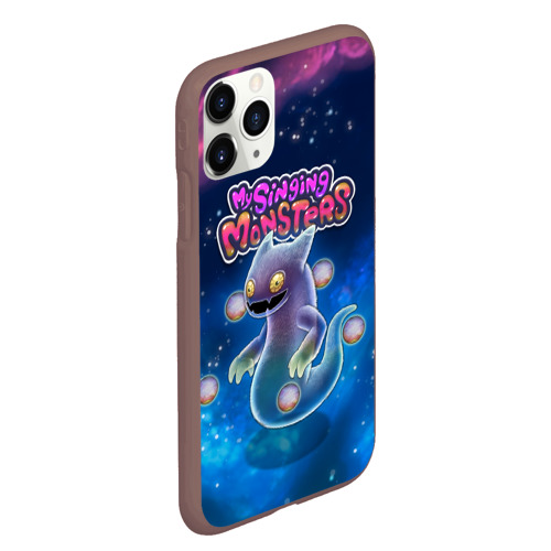 Чехол для iPhone 11 Pro Max матовый My Singings monsters Вужас Ghazt, цвет коричневый - фото 3