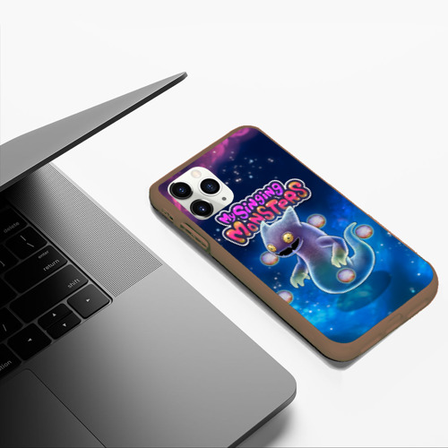 Чехол для iPhone 11 Pro Max матовый My Singings monsters Вужас Ghazt, цвет коричневый - фото 5