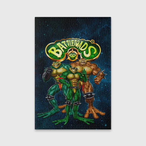 Обложка для паспорта матовая кожа Rare - Battletoads, цвет пыльно-розовый