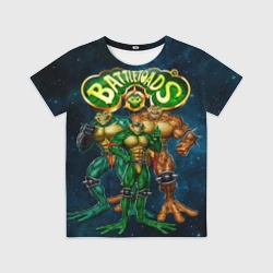 Детская футболка 3D Rare - Battletoads