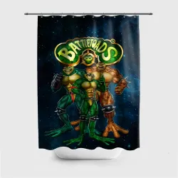 Штора 3D для ванной Rare - Battletoads