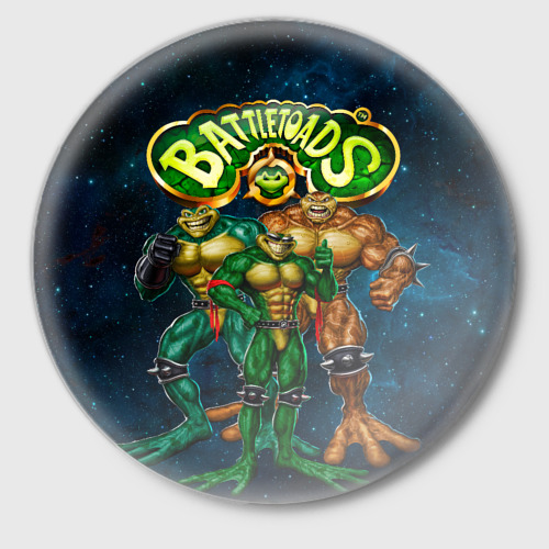 Значок Rare - Battletoads, цвет белый