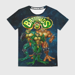 Женская футболка 3D Rare - Battletoads