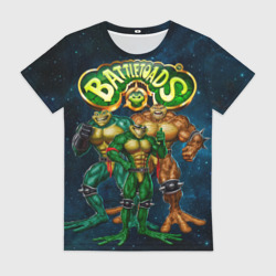 Женская футболка 3D Rare - Battletoads
