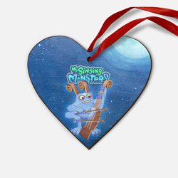 Деревянная игрушка Сердце My singing monsters Смычорог Bowgart