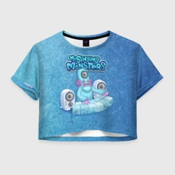 Женская футболка Crop-top 3D My singing monsters Дидж Deedge
