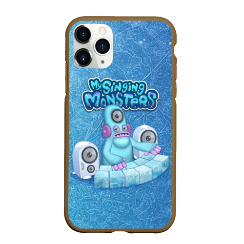 Чехол для iPhone 11 Pro Max матовый My singing monsters Дидж Deedge, цвет коричневый