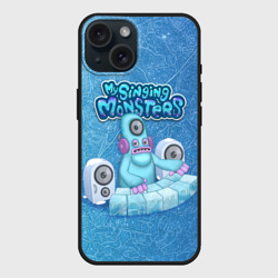 Чехол силиконовый для Apple iPhone 15 матовый My singing monsters Дидж Deedge