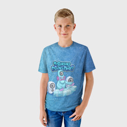 Детская футболка 3D My singing monsters Дидж Deedge - фото 2