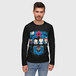 Мужской лонгслив 3D Stranger Things South Park - фото 2