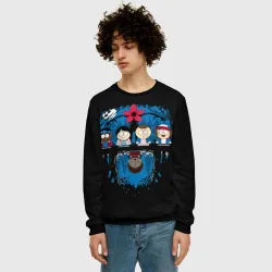 Мужской свитшот 3D Stranger Things South Park - фото 2