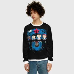 Мужской свитшот 3D Stranger Things South Park - фото 2