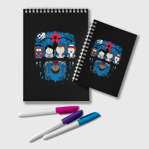 Блокнот Stranger Things South Park