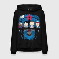 Женская толстовка 3D Stranger Things South Park