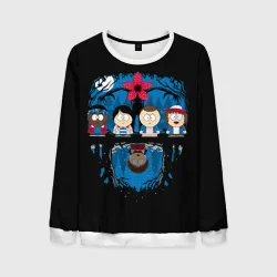 Мужской свитшот 3D Stranger Things South Park