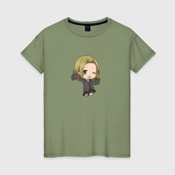 Юки Йошикава – Женская футболка хлопок с принтом купить со скидкой в -20%