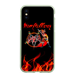 Чехол для iPhone XS Max матовый Show No Mercy - Slayer