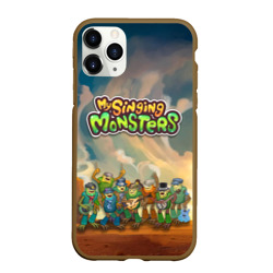 Чехол для iPhone 11 Pro Max матовый My singing monsters Сахасемья